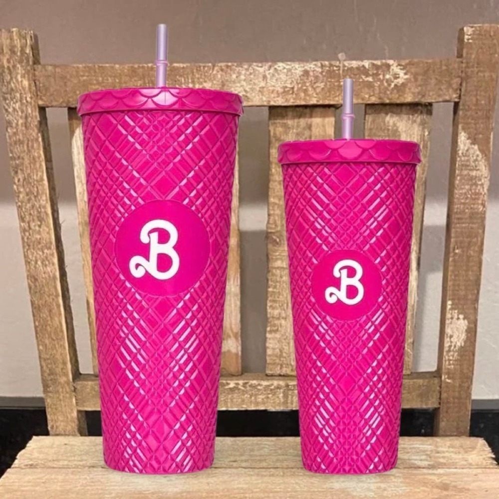 Barbie Tumblers Set with Straws 40oz and 24oz New